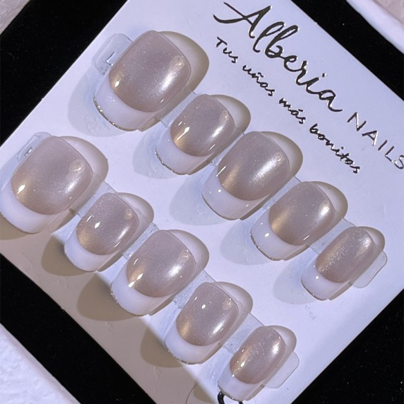 Frenchie Espejo- Uñas Postizas Press On