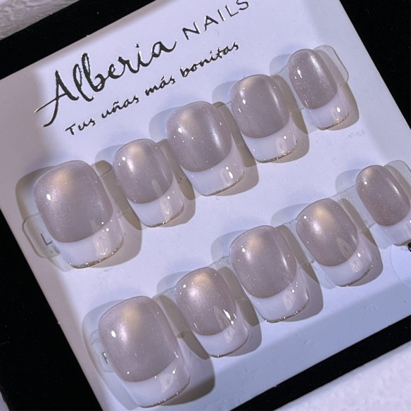 Frenchie Espejo- Uñas Postizas Press On