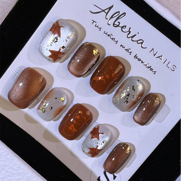 Brise d'automne- Ongles Press On
