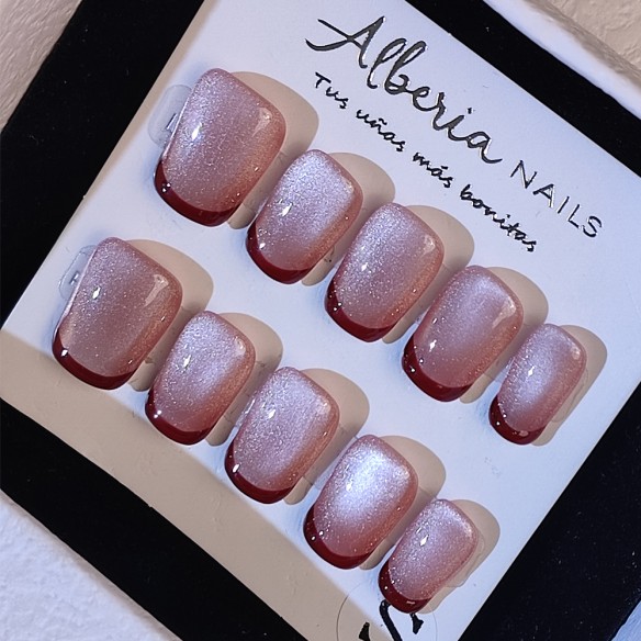 Beso francés- Uñas Press On