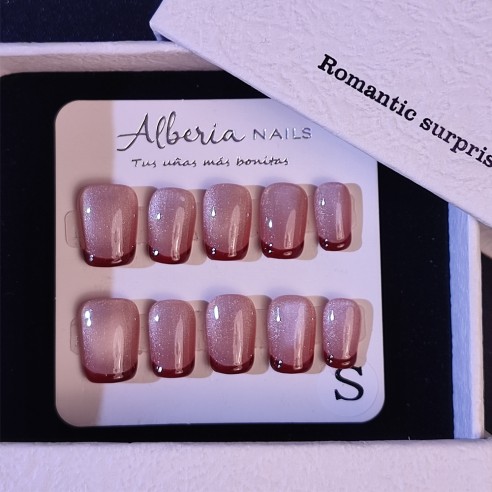 Baiser français- Ongles Press On