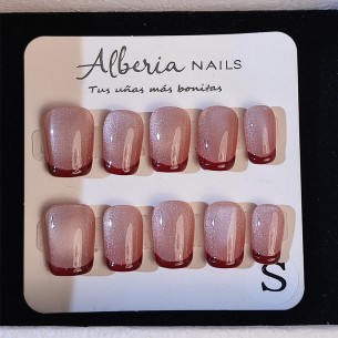 Beso francés- Uñas Press On