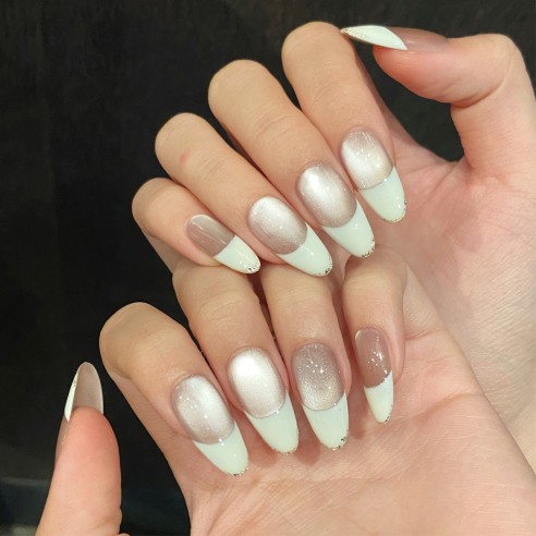 Francesa Glam Larga- Uñas Press On