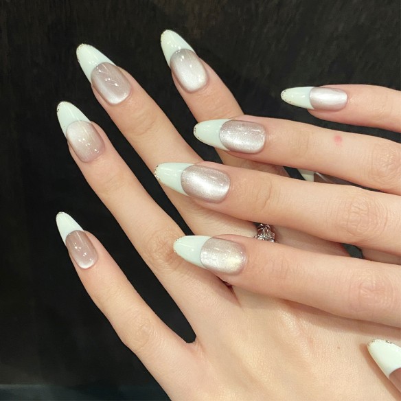 Francesa Glam Larga- Uñas Press On