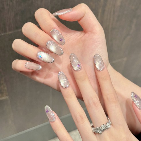 Mariposa Rosa- Uñas Press on