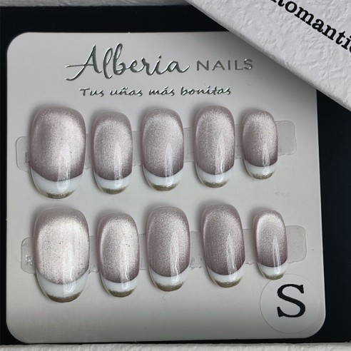 Frenchie Lila- Uñas Press On