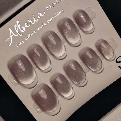 Frenchie Lila- Uñas Press On