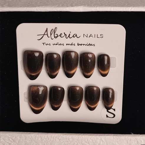 Ojo de Tigre- Uñas Press On