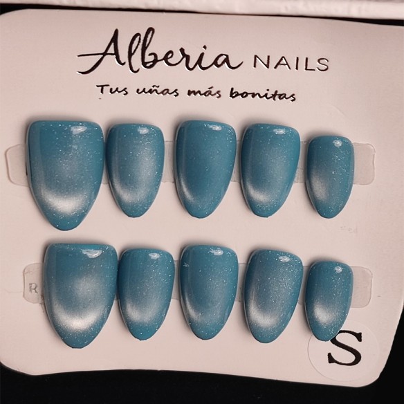 Verano Azul-Uñas Press On