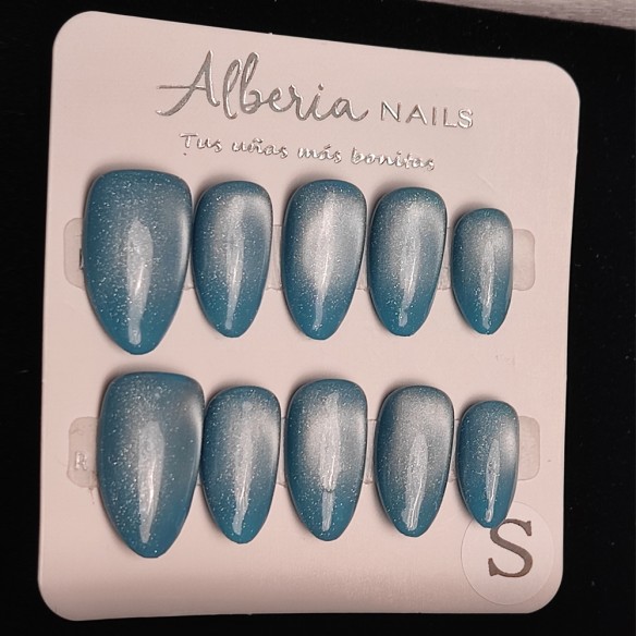 Verano Azul-Uñas Press On