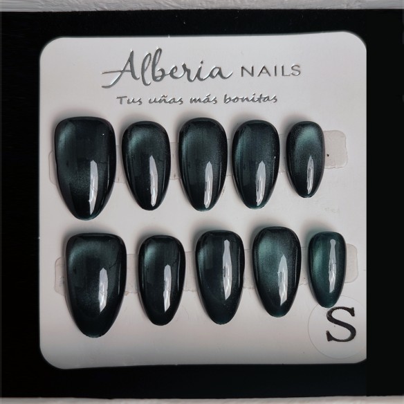 Azul Abisal- Uñas Press On