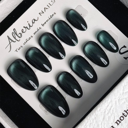 Azul Abisal- Uñas Press On