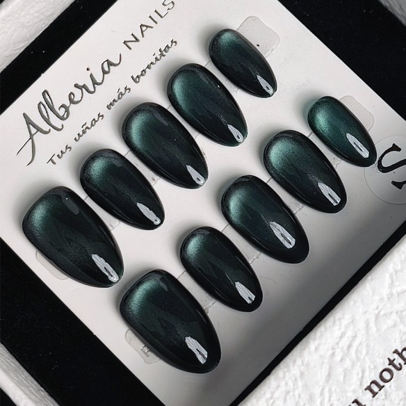 Azul Abisal- Uñas Press On