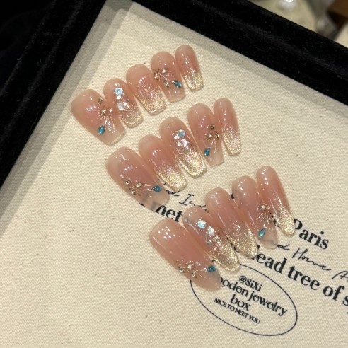 Épis de blé- Ongles Press On