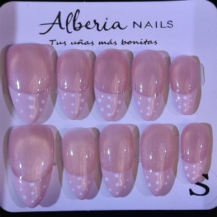 Frenchie Lunares- Uñas...