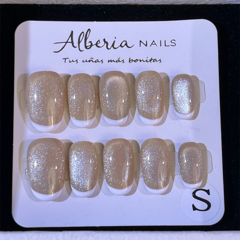 Espuma Dorada- Uñas Press On