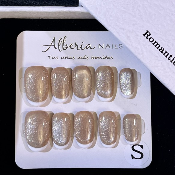 Espuma Dorada- Uñas Press On