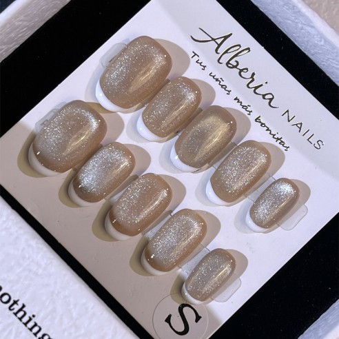 Espuma Dorada- Uñas Press On