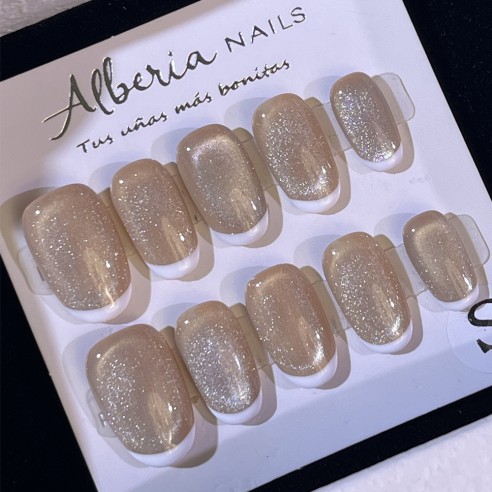 Espuma Dorada- Uñas Press On