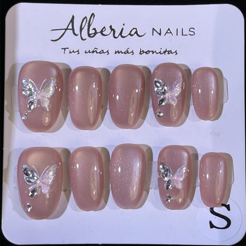 Alas de Mariposa- Uñas Press On