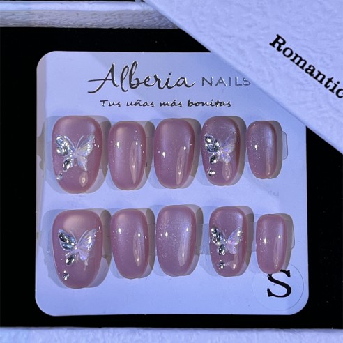 Alas de Mariposa- Uñas Press On