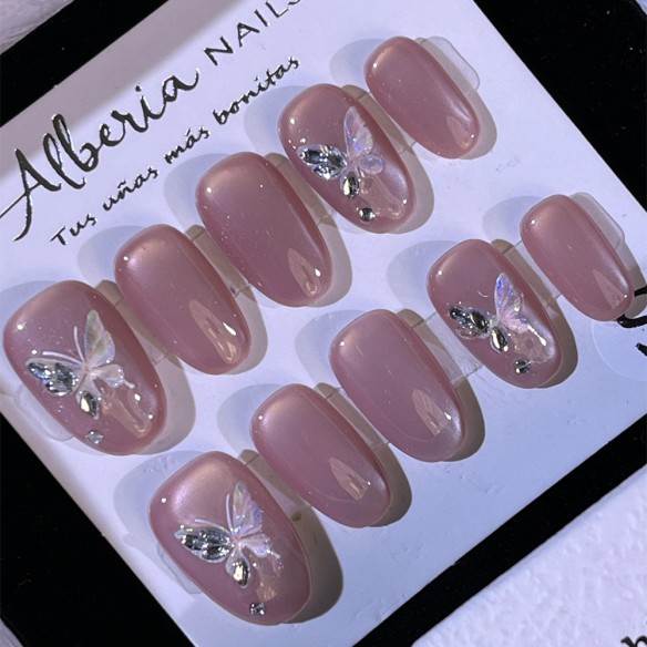 Alas de Mariposa- Uñas Press On