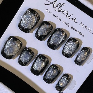 Voie lactée- Uñas Press On 2