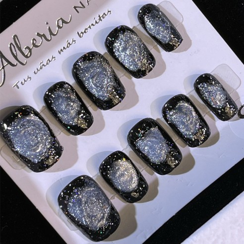 Vía Láctea- Uñas Press On