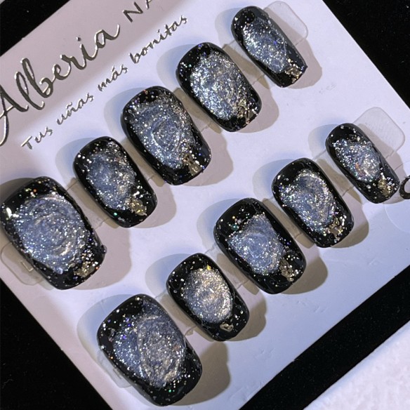 Vía Láctea- Uñas Press On