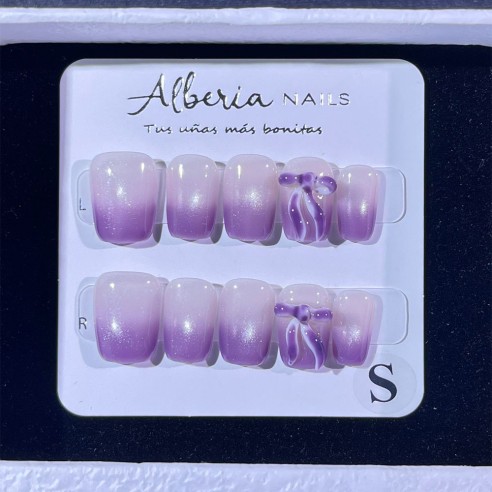 Amatista Coquette- Uñas Press On