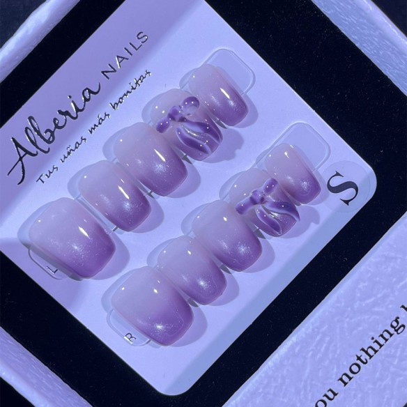 Amatista Coquette- Uñas Press On