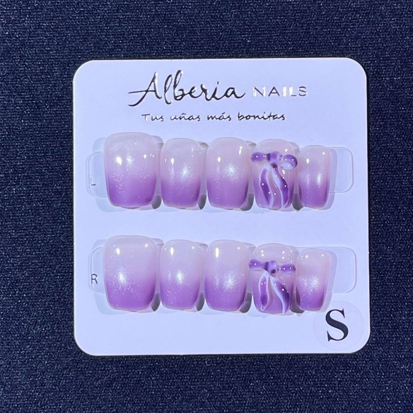 Amatista Coquette- Uñas Press On