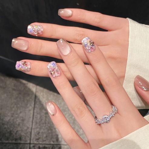 Bouquet Floral- Uñas Press On