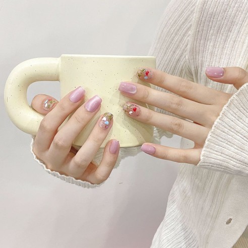Tulipán-Uñas Press On