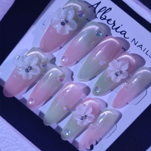 Lirio- Uñas Press On 2