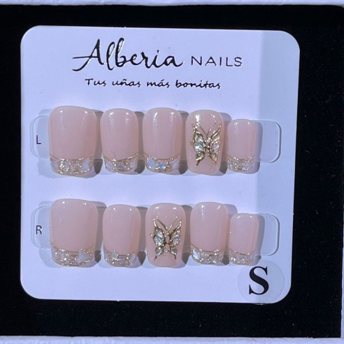 Vuelo Coral- Uñas Press On