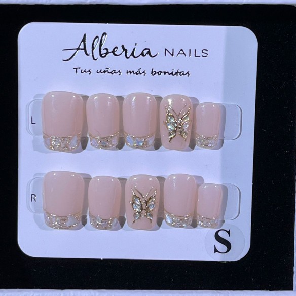 Vuelo Coral- Uñas Press On