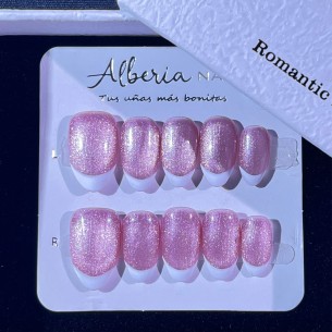 Frenchie glitter- Uñas...